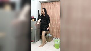 台灣美少婦和前男友之間的私密分手後被渣男曝光-4