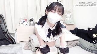 反差台妹「薄荷」性慾強OF大尺度私拍 在家用各種玩具自慰【第三彈】-2