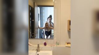 E奶肥臀反差妹 對話淫蕩 被紋身肥豬佬各種蹂躪-31