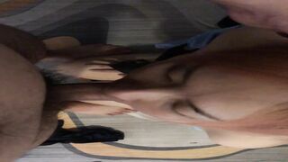 E奶肥臀反差妹 對話淫蕩 被紋身肥豬佬各種蹂躪-19