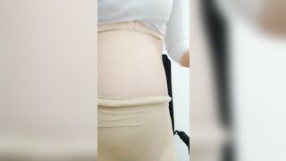 【孕味十足】懷孕的小少婦為了賺奶粉錢直播下海 啪啪內射 -4