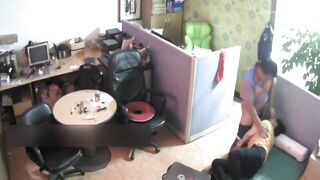 【攝影機偷拍】老闆辦公室操女員工