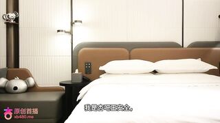 探花王安全 約了個身材高挑大長腿的女孩，女神氣質溫柔體貼，扛腿抽插打樁機，把她幹得不要不要的